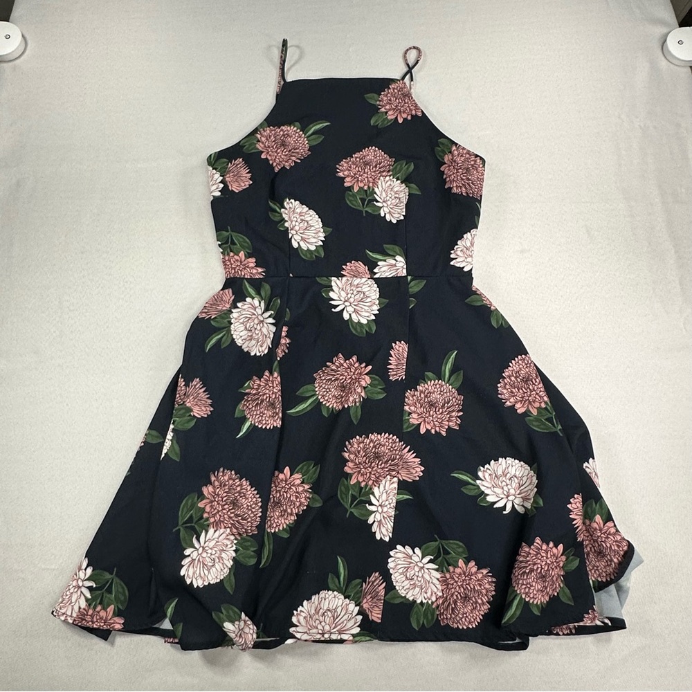 Keepsake The Label Floral Dress Fit And Flare Skater Mini Size Medium - Picture 6 of 13